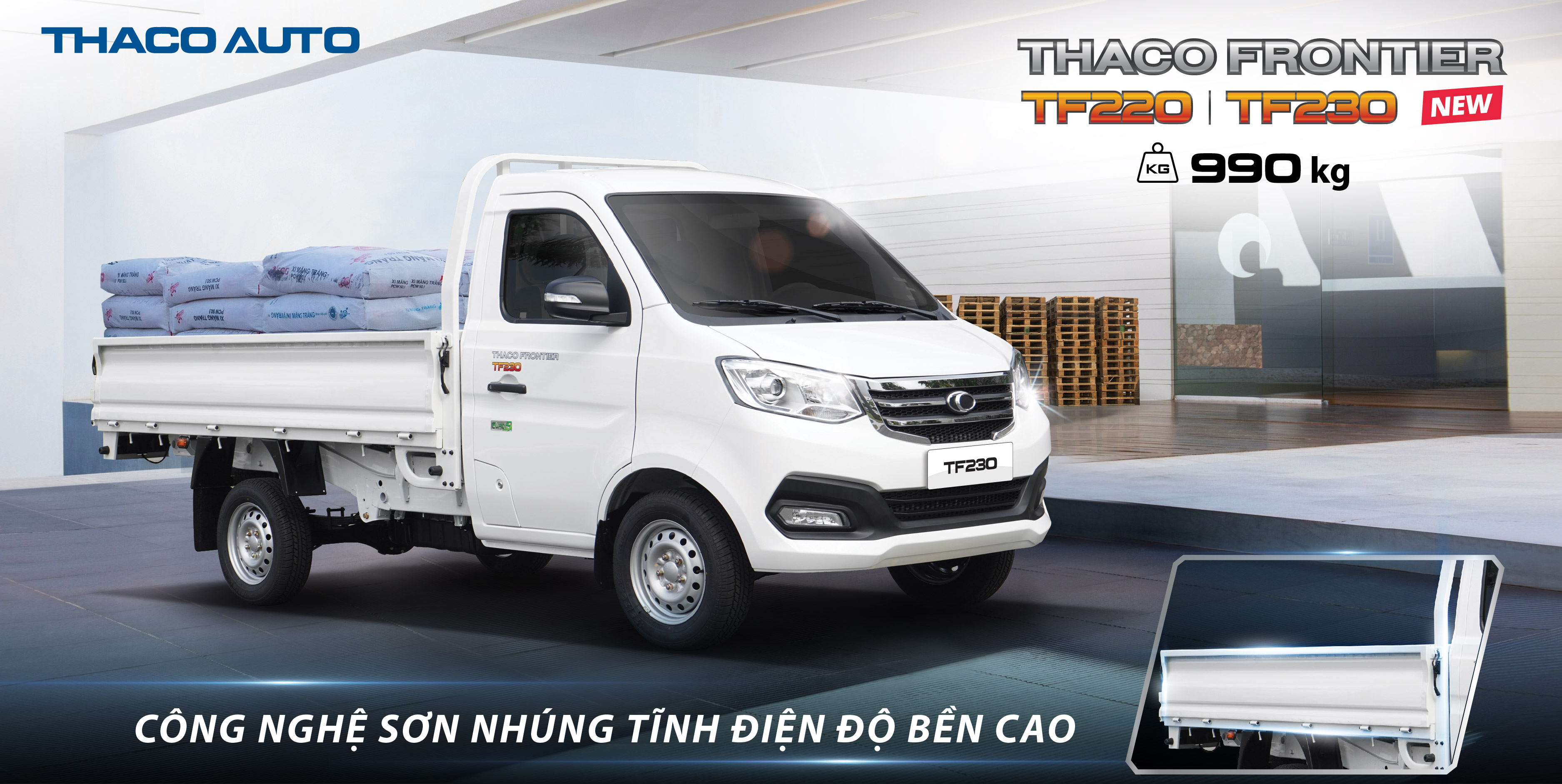 Xe tải TF220/TF230 tải trọng dưới 1 tấn